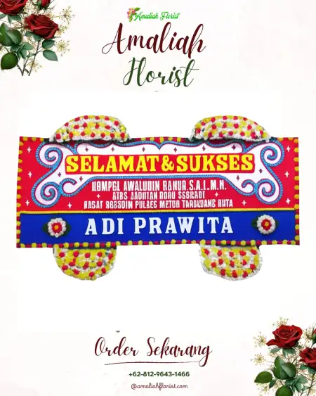 Papan Bunga Ucapan Selamat Kedewan